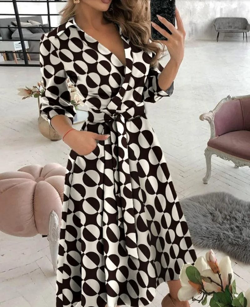 WW | Midi Kleid Elegantes Design Formelle & Abendmode