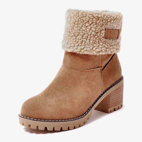 W&W Mode | Stilvolle Warme Schneestiefel Aus Leder