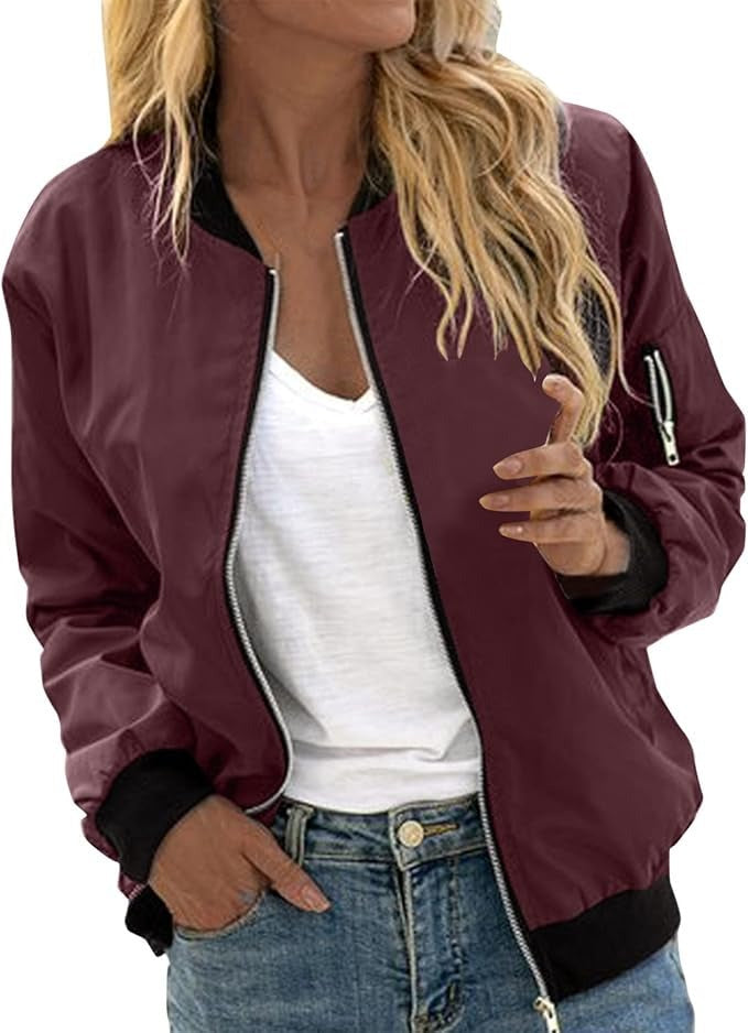 W&W Mode | Bomberjacke mit Blumenmuster für Damen