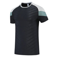 WW | Bequemes Herren Sportshirt Mit Patchwork Detail