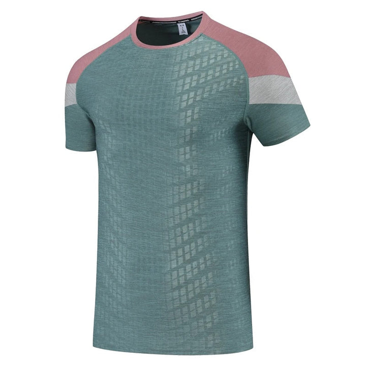 W&W Mode | Bequemes Herren Sportshirt Mit Patchwork Detail