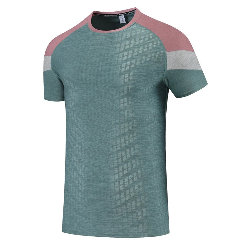 WW | Bequemes Herren Sportshirt Mit Patchwork Detail