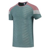 WW | Bequemes Herren Sportshirt Mit Patchwork Detail