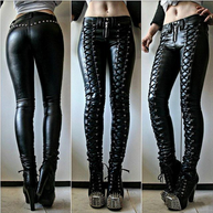 WW | Schlank und Stilvoll Punk Bandage Hose