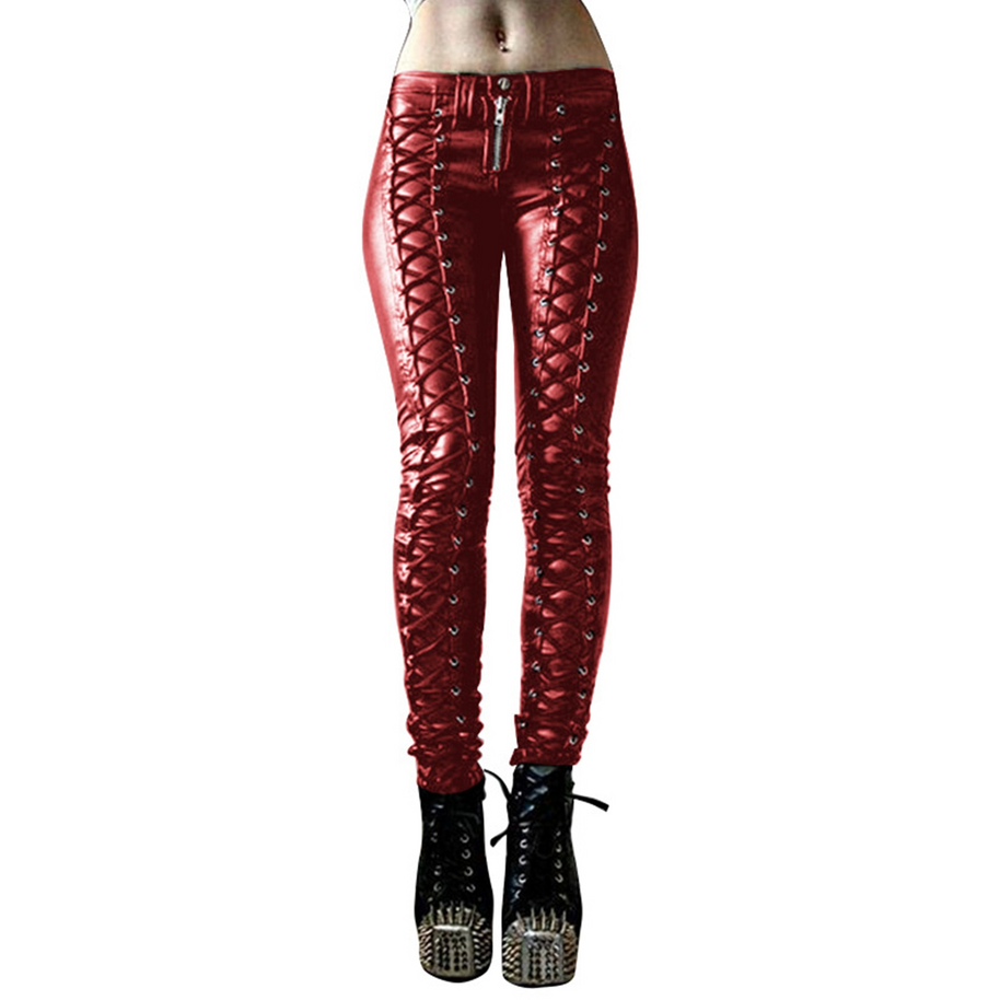 WW | Schlank und Stilvoll Punk Bandage Hose