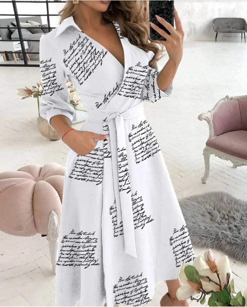 WW | Midi Kleid Elegantes Design Formelle & Abendmode