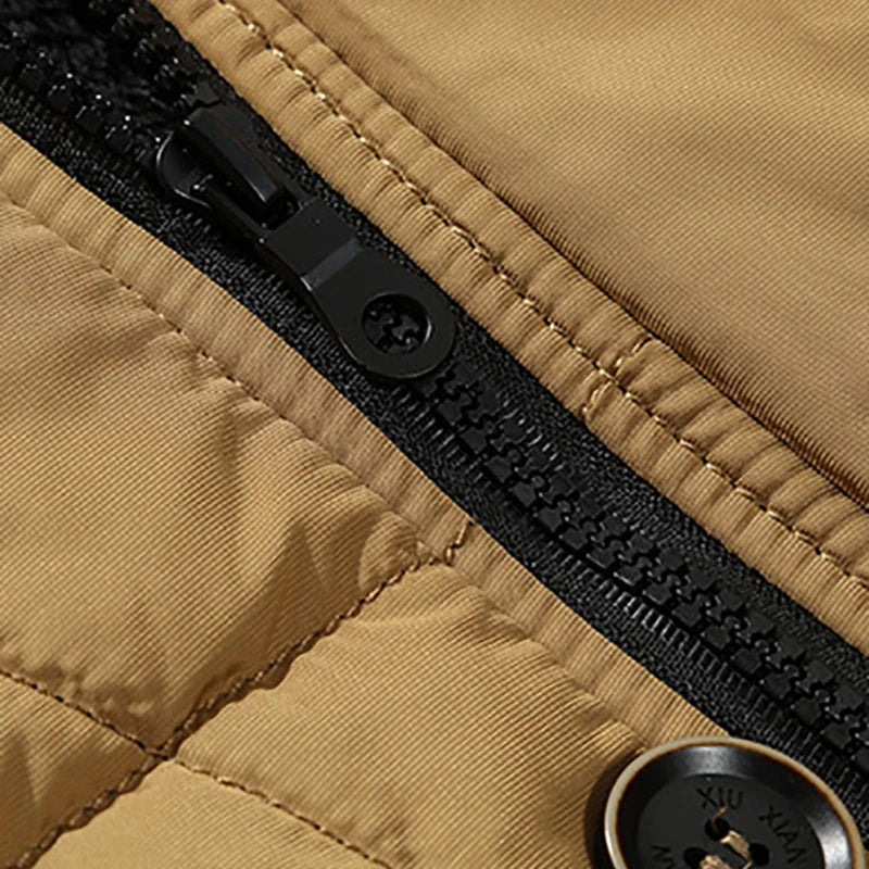 WW | Herren Winterjacke mit Fellkapuze