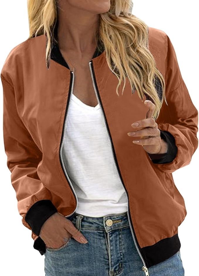 W&W Mode | Bomberjacke mit Blumenmuster für Damen