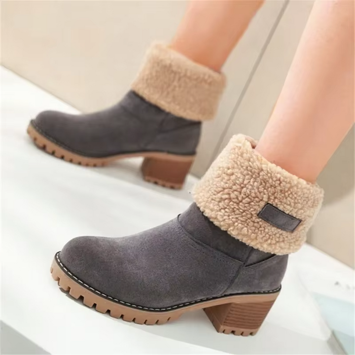 W&W Mode | Stilvolle Warme Schneestiefel Aus Leder