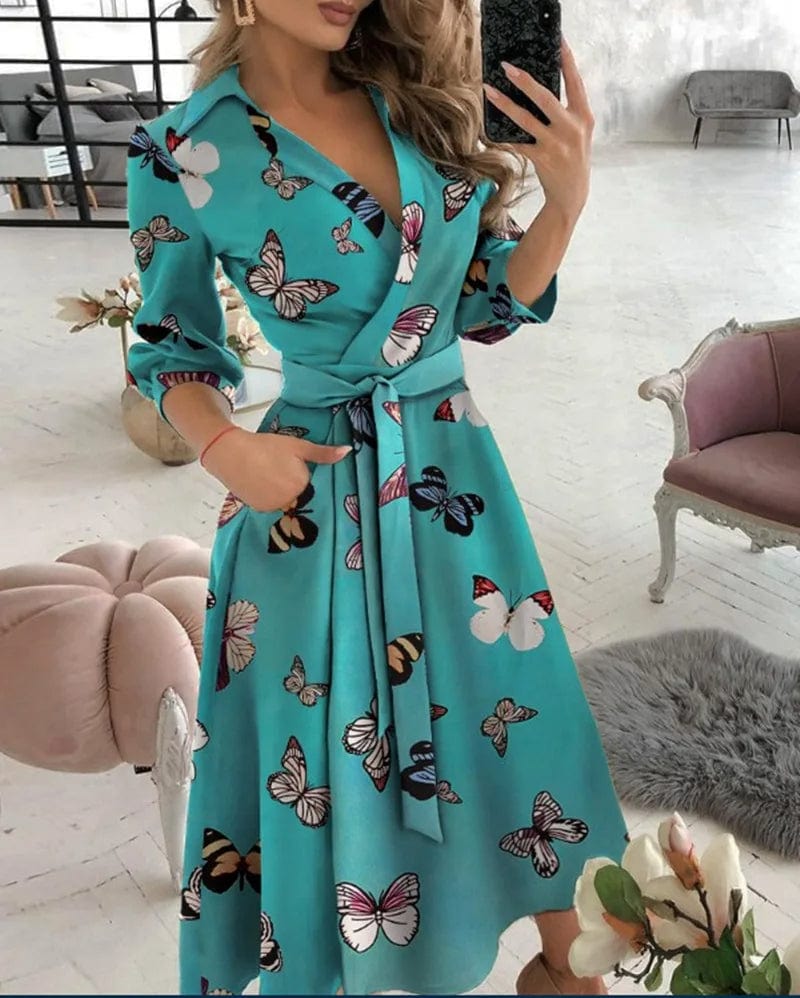 WW | Midi Kleid Elegantes Design Formelle & Abendmode