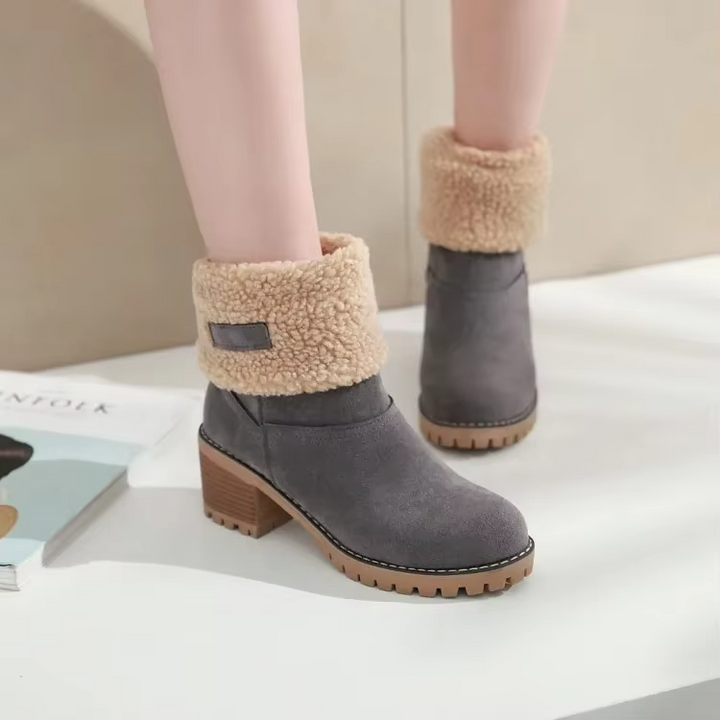W&W Mode | Stilvolle Warme Schneestiefel Aus Leder