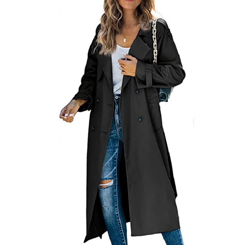 WOLFF | Premium Trenchcoat Lang Damen