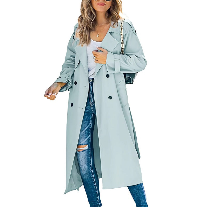 WOLFF | Premium Trenchcoat Lang Damen