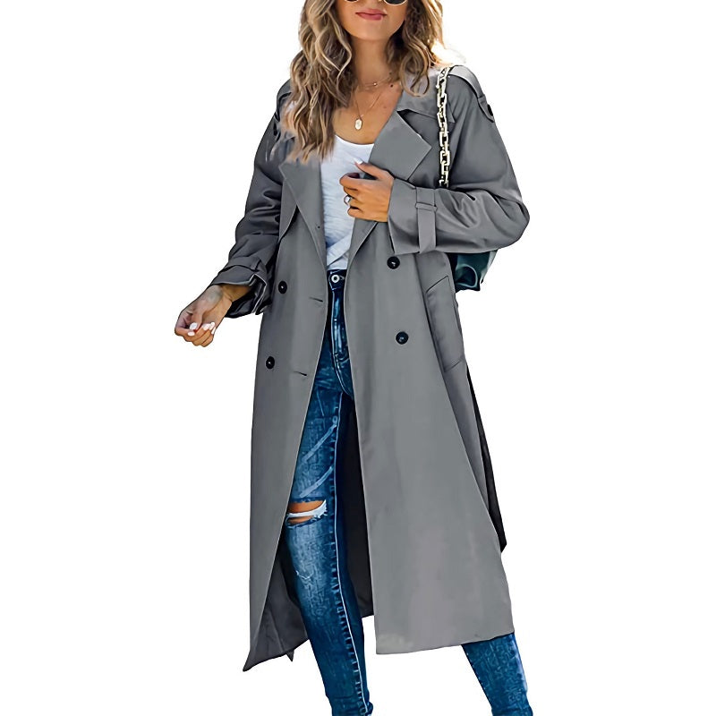 WW | Premium Trenchcoat Lang Damen