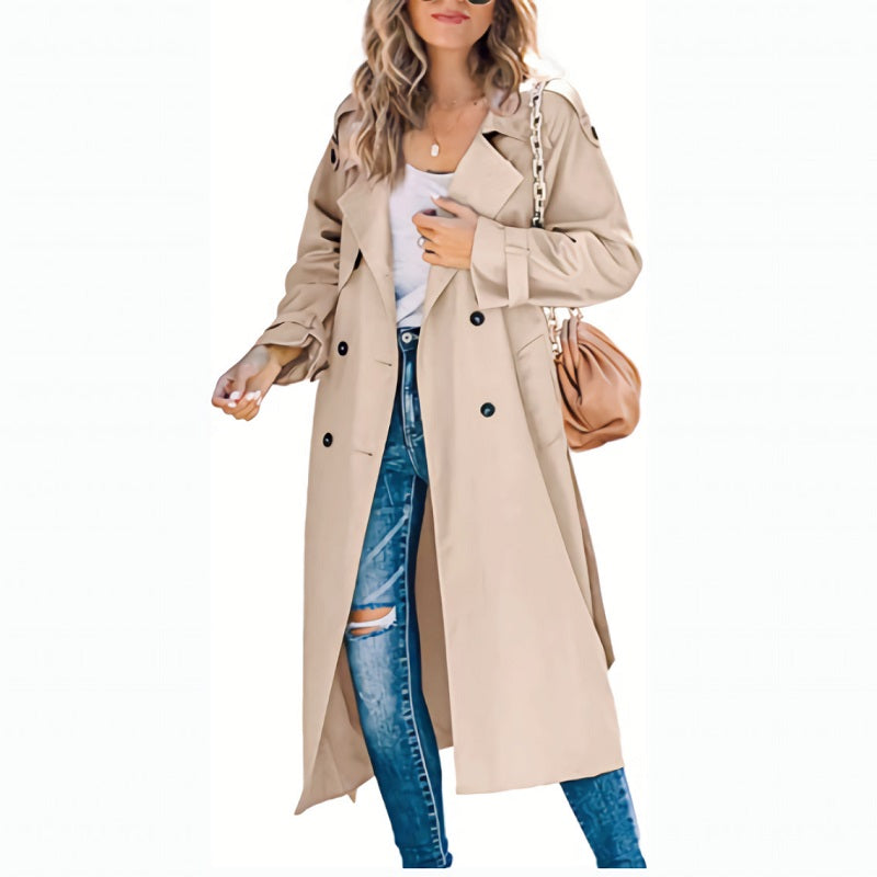 WOLFF | Premium Trenchcoat Lang Damen