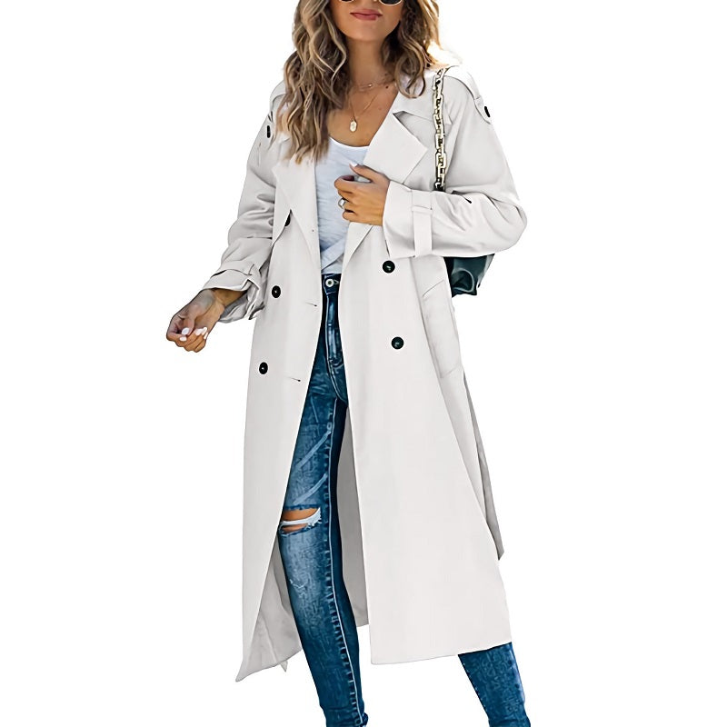 WOLFF | Premium Trenchcoat Lang Damen