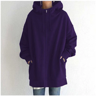 Herbst/Winter Kapuzenpullover mit Reißverschluss