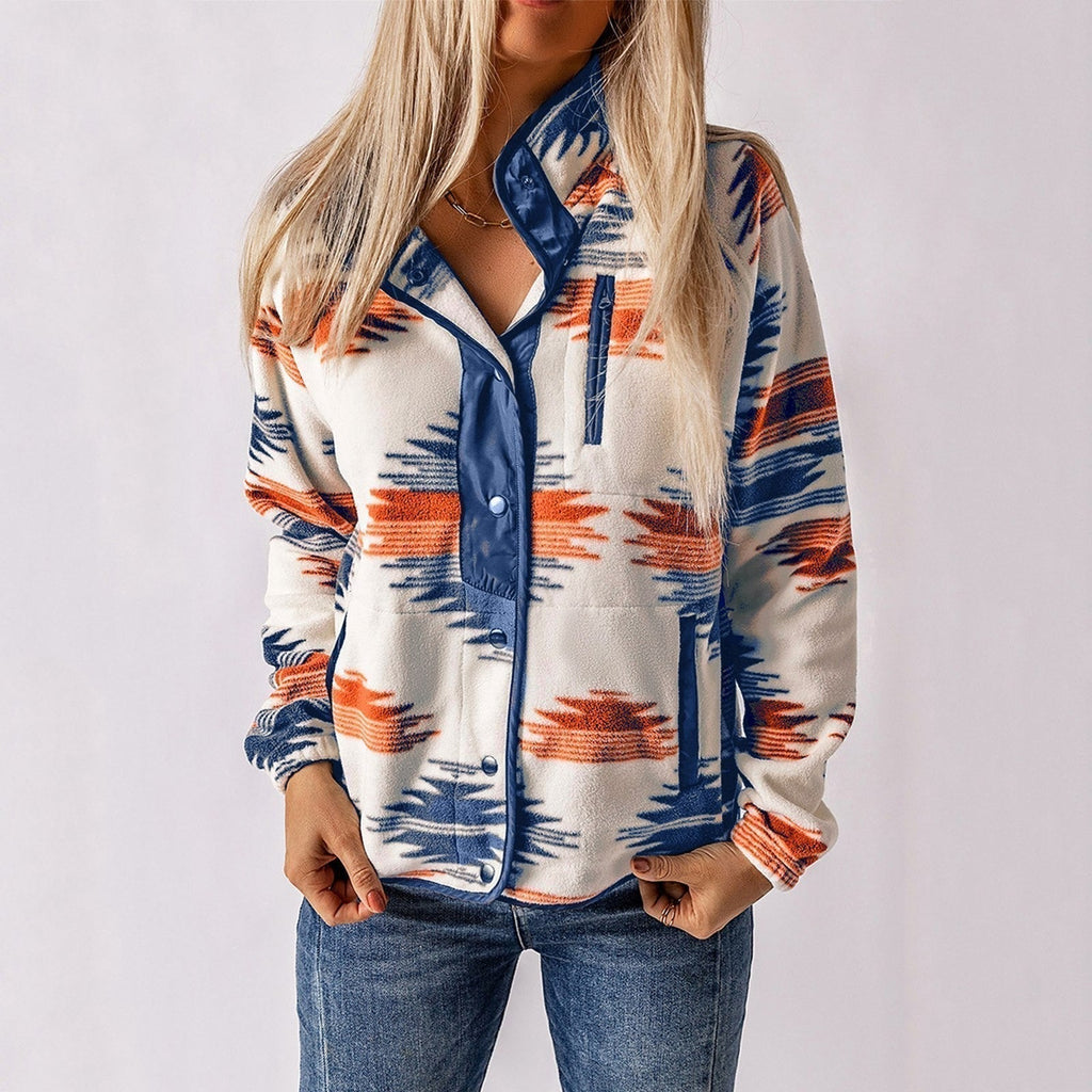 WW | Bold Print Button-Up-Jacke