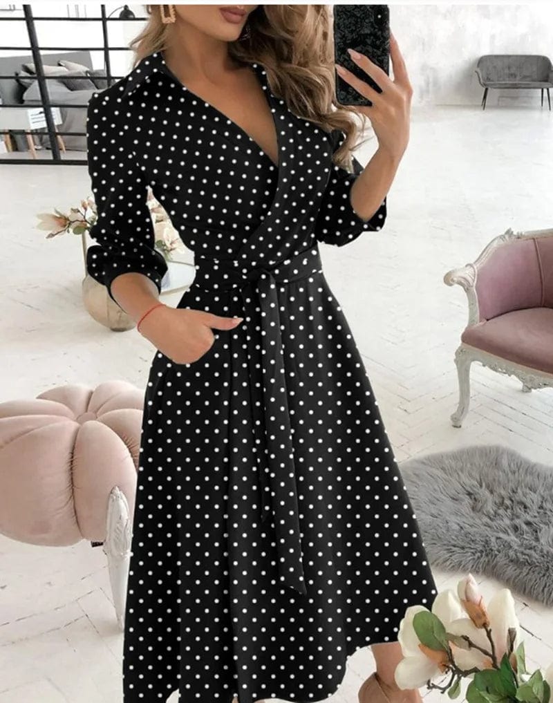 WW | Midi Kleid Elegantes Design Formelle & Abendmode