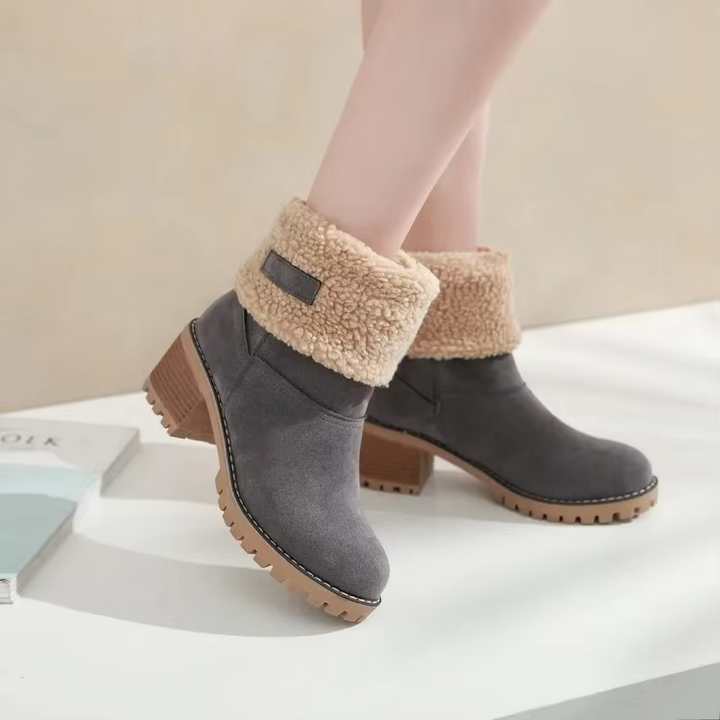 W&W Mode | Stilvolle Warme Schneestiefel Aus Leder