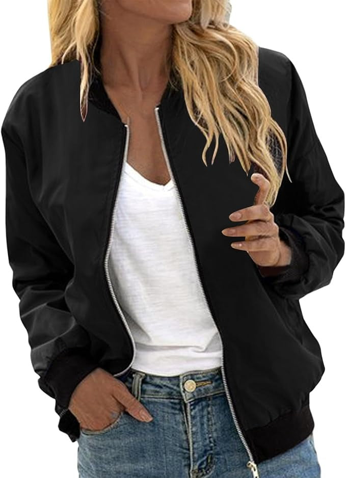 W&W Mode | Bomberjacke mit Blumenmuster für Damen