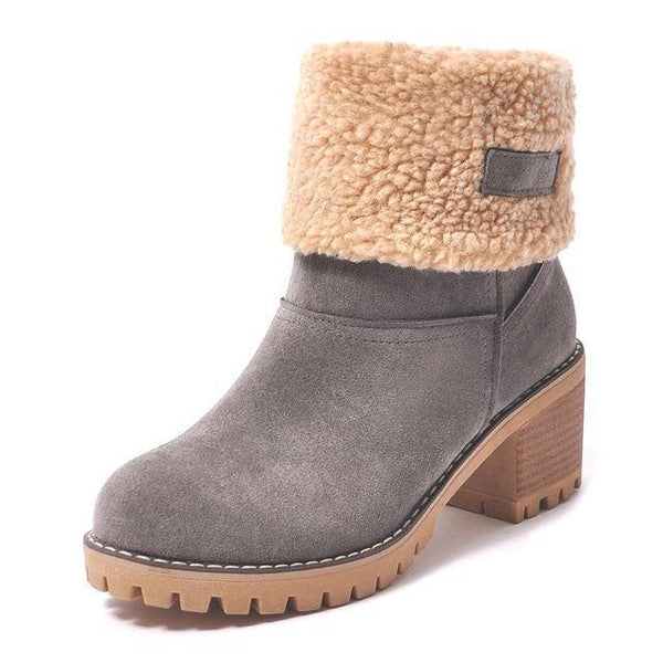 W&W Mode | Stilvolle Warme Schneestiefel Aus Leder
