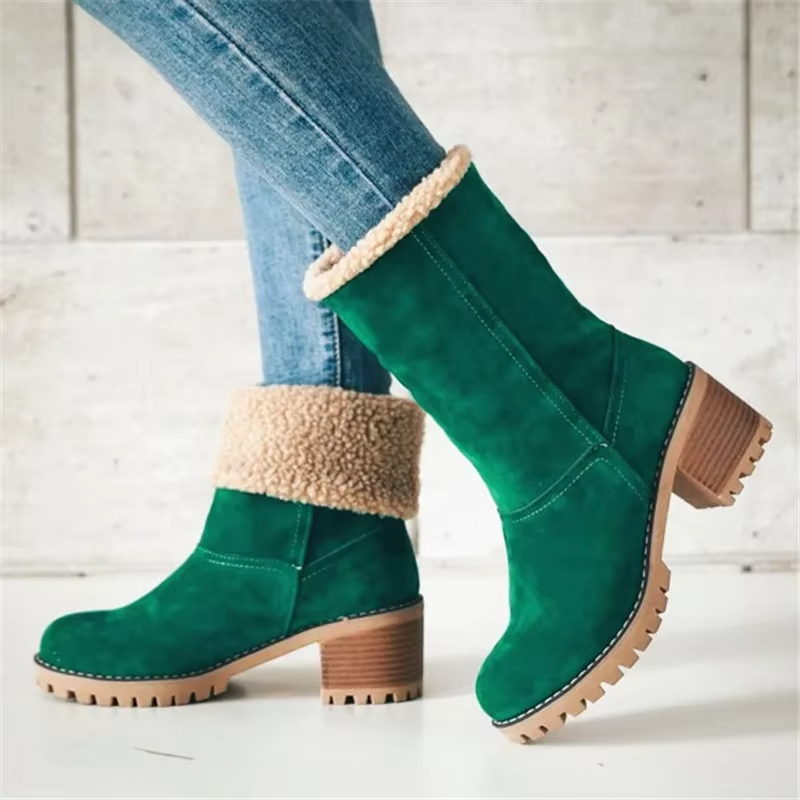 W&W Mode | Stilvolle Warme Schneestiefel Aus Leder