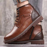 WW | Lederstiefeletten mit Robuster Sohle
