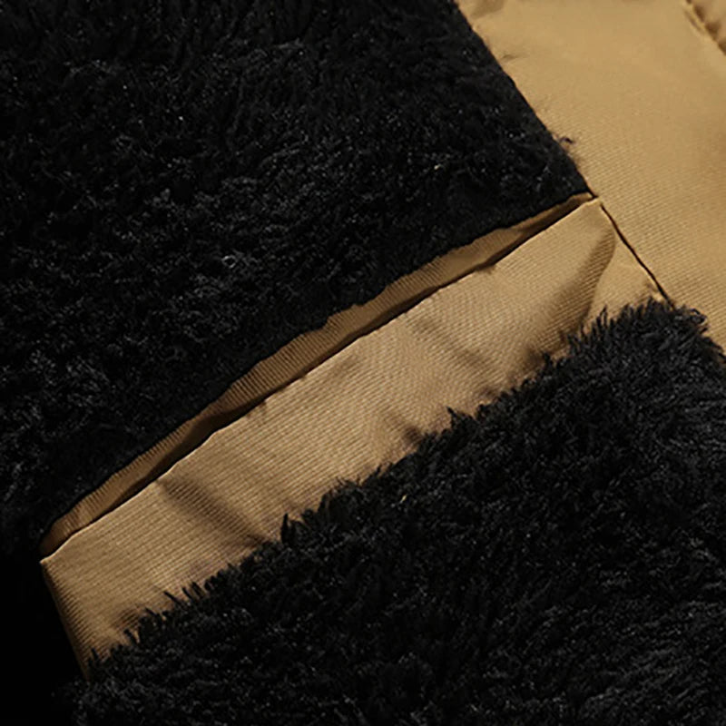 W&W Mode | Herren Winterjacke mit Fellkapuze
