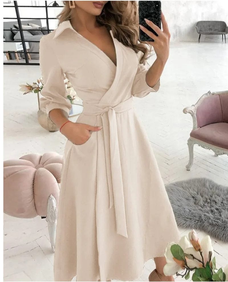 WW | Midi Kleid Elegantes Design Formelle & Abendmode