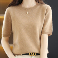 WW | Soft Cashmere T-Shirt With Round Neck
