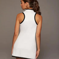 WW | Tennis Mini Kleid mit Reißverschluss vorne