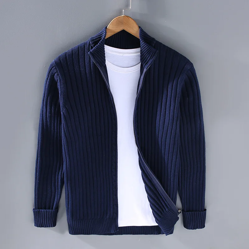 W&W Mode | Merino Zip Strickjacke Für Herren