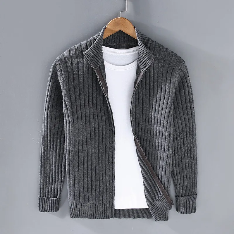 W&W Mode | Merino Strickjacke Mit Reißverschluss