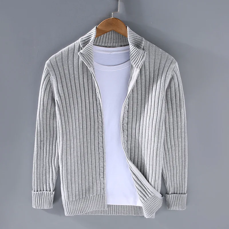W&W Mode | Merino Zip Strickjacke Für Herren