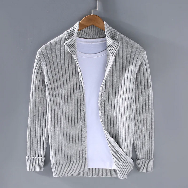 W&W Mode | Merino Zip Strickjacke Für Herren