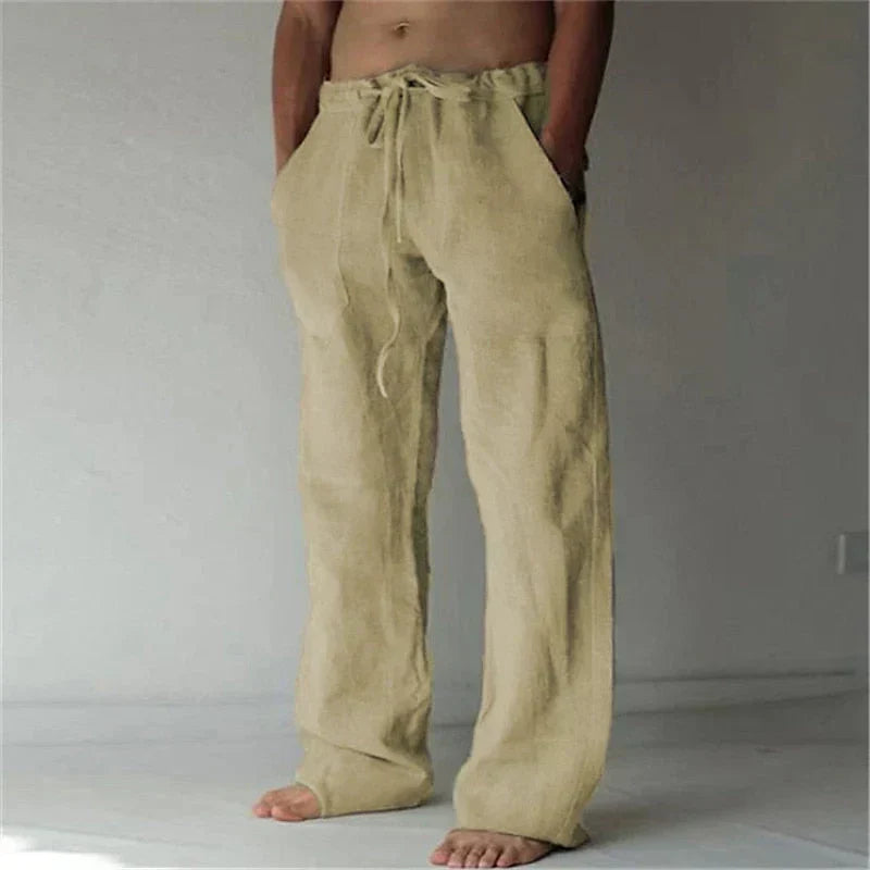 WW | Lockere Leinenhose Für Herren