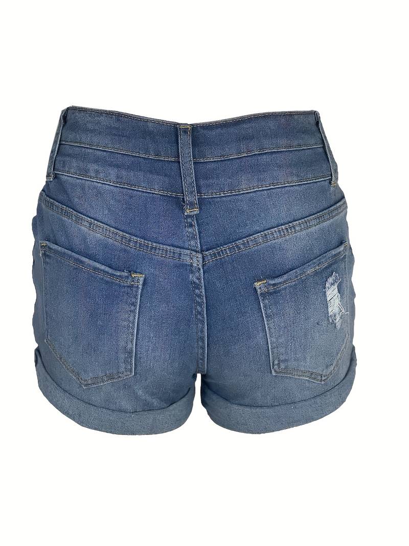 W&W Mode | Frühling/Sommer Rippend Denim Shorts