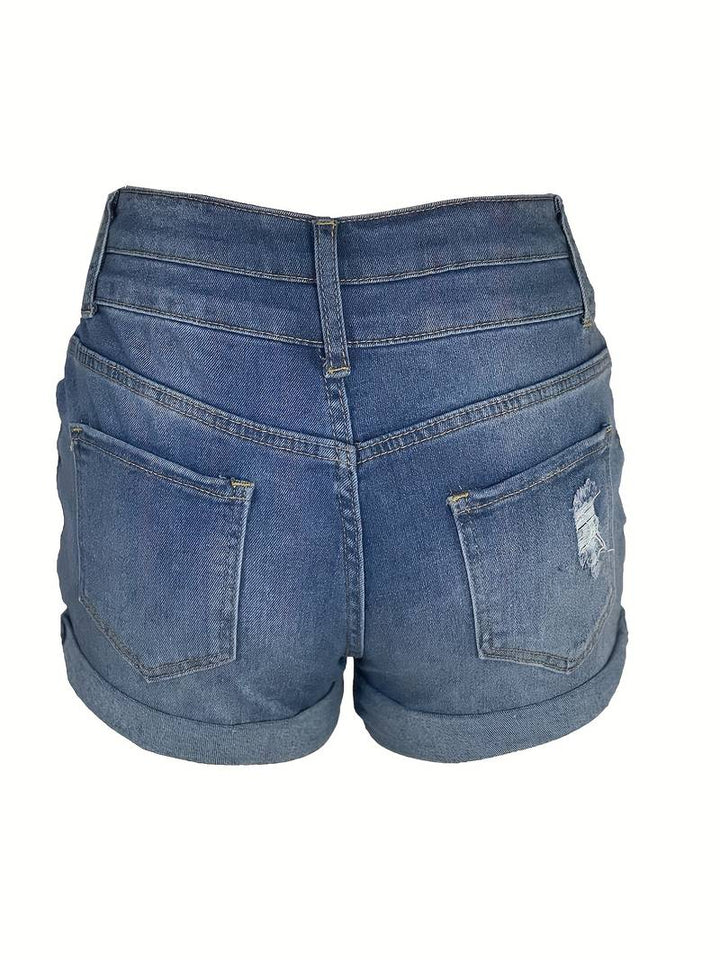 W&W Mode | Frühling/Sommer Rippend Denim Shorts