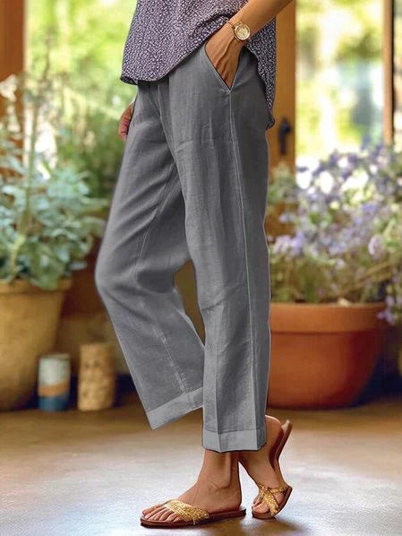 WW | Damen Leinen Sommerhose