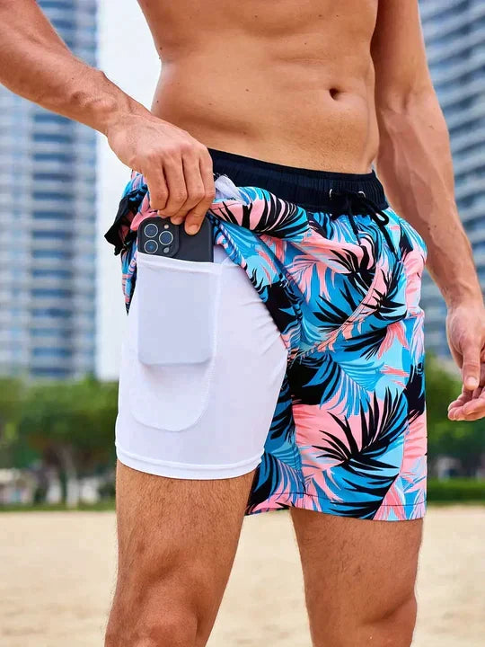 W&W Mode | Sommer Badeshorts Schnell Trocknend, Leicht & Atmungsaktiv Strandbekleidung