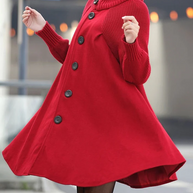 Extra große lange Jacke