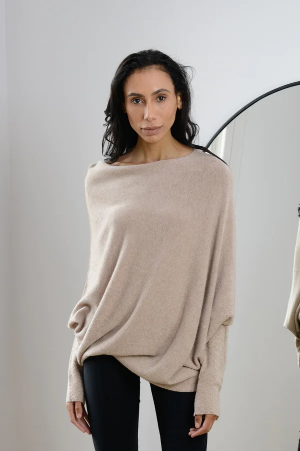Mariemi™ - Asymmetrisch Drapierter Pullover