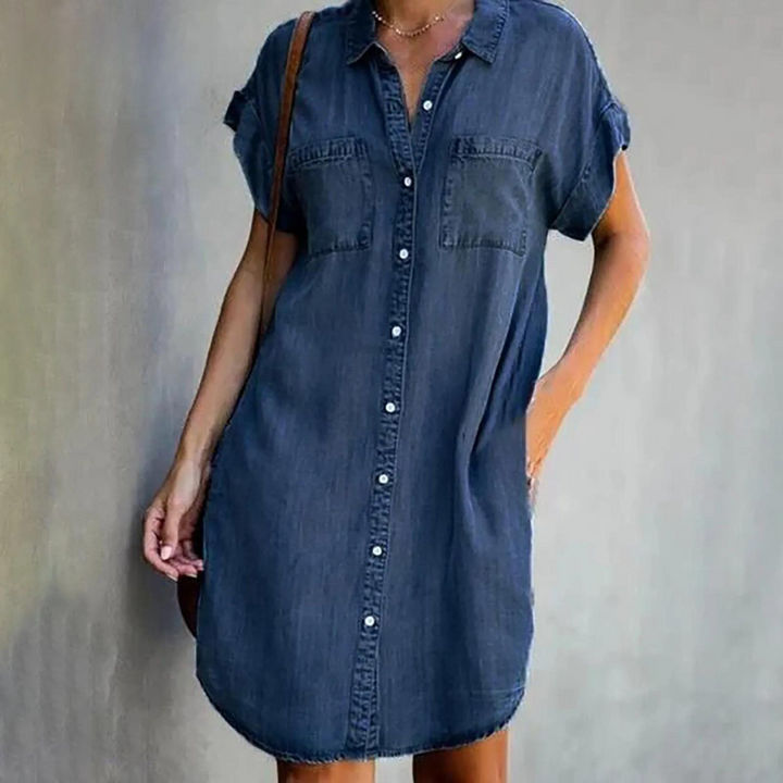 W&W Mode | Elegantes Denim Kleid
