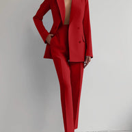 WW | Stilvolles Satz Bestehend Aus Edlem Blazer Und Eleganter Hose