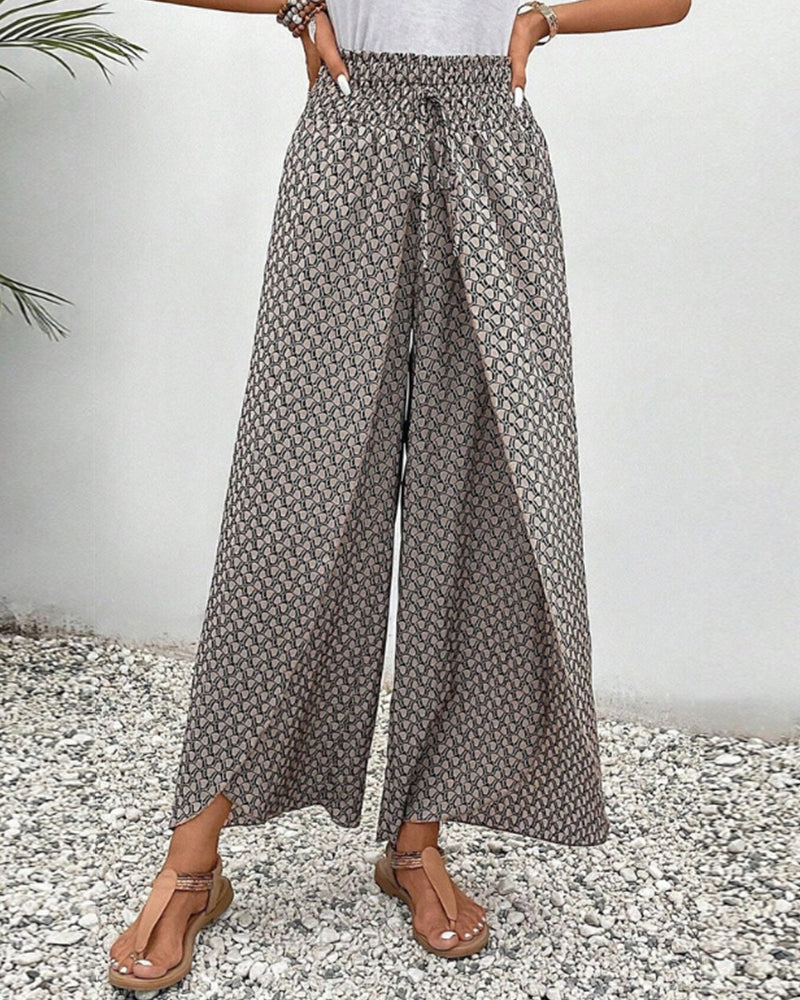 W&W Mode | Damenhose mit geometrischem Druck