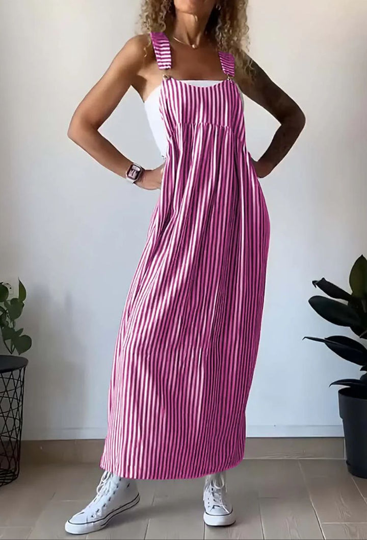 Alice™ | Casual Overall-Kleid mit Streifen
