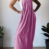 Alice™ | Casual Overall-Kleid mit Streifen