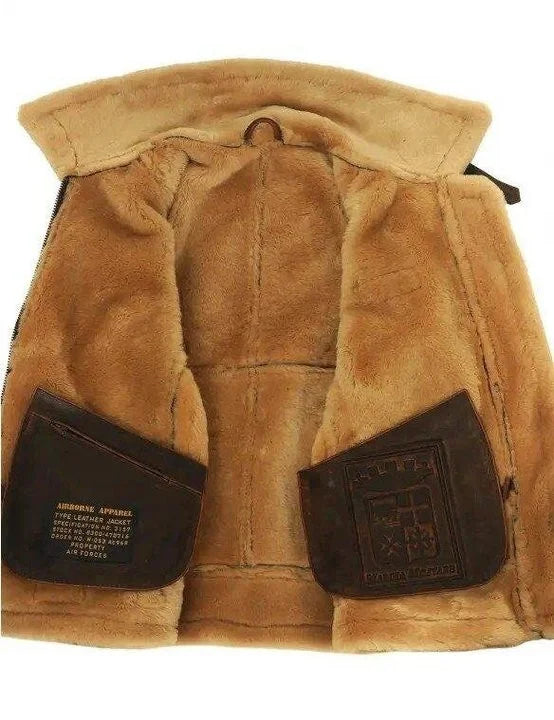 W&W Mode | Vintage Charme: Schafsfell Pilotenjacke