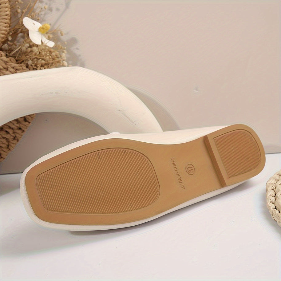 WW | Lässige Lederne Pantoletten